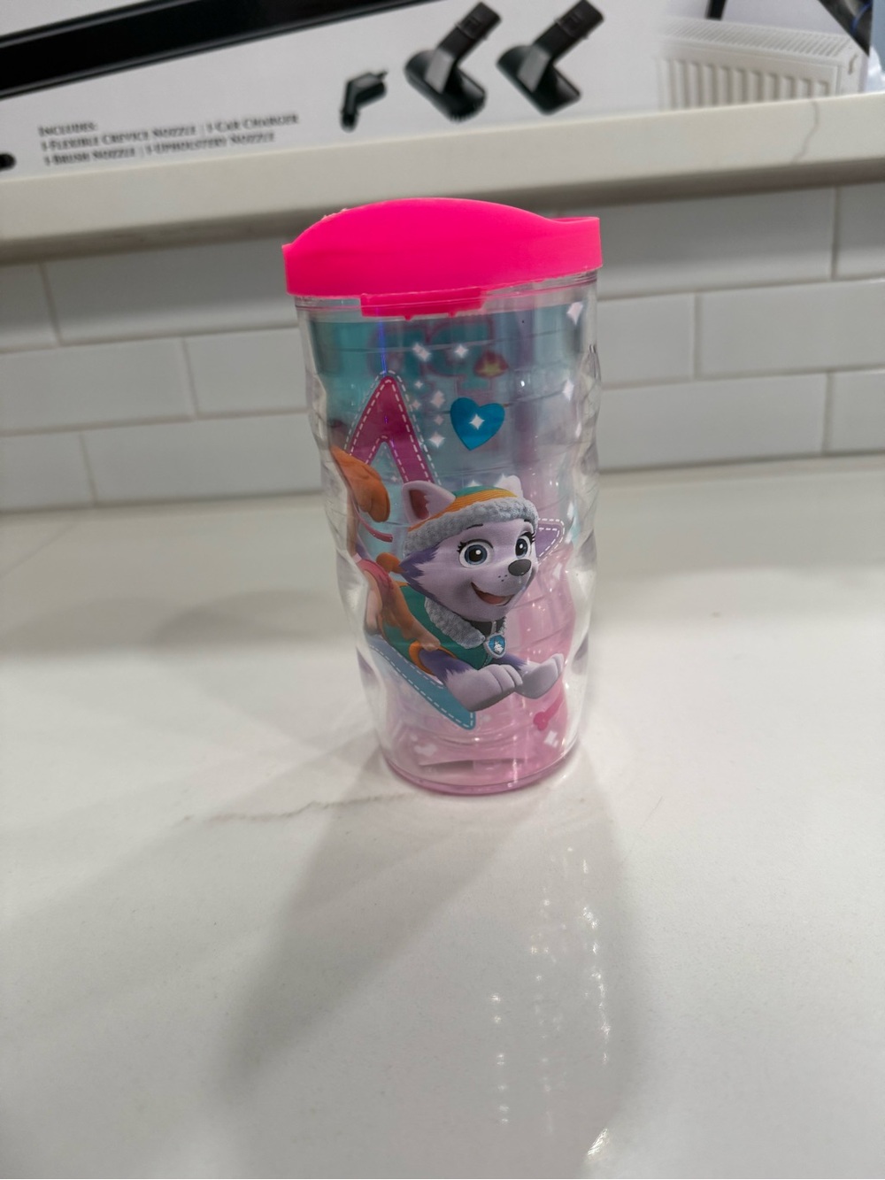 Paw Patrol Everest Tumbler with Pink Lid, New